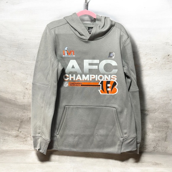 Nike Other - New Nike 10/12 AFC Champions NFL football Bengals hoody sweatshirt